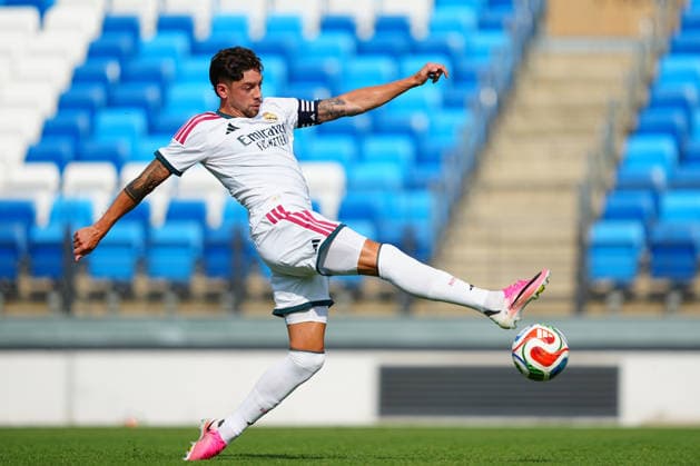 Real Madrid CF v CD LeganÃ s - Pre-Season Friendly Federico Valverde of Real Madrid CF is seen in action during the pre-season friendly match between Real Madrid CF and CD LeganÃ s at Alfredo Di StÃ fano Stadium on July 28, 2026 in Madrid, Spain. Madrid Alfredo Di StÃ fano Stadium Madrid Spain Copyright: xGokhanxTanerx xPSxImagesxGokhanxTanerx xPSxImagesx