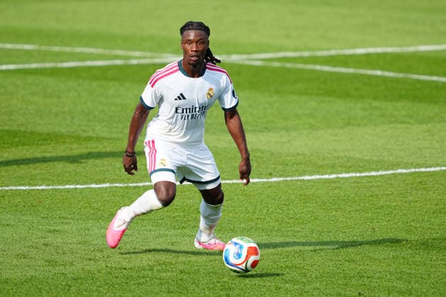Real Madrid CF v CD LeganÃ s - Pre-Season Friendly Eduardo Camavinga of Real Madrid CF is seen in action during the pre-season friendly match between Real Madrid CF and CD LeganÃ s at Alfredo Di StÃ fano Stadium on July 28, 2026 in Madrid, Spain. Madrid Alfredo Di StÃ fano Stadium Madrid Spain Copyright: xGokhanxTanerx xPSxImagesxGokhanxTanerx xPSxImagesx