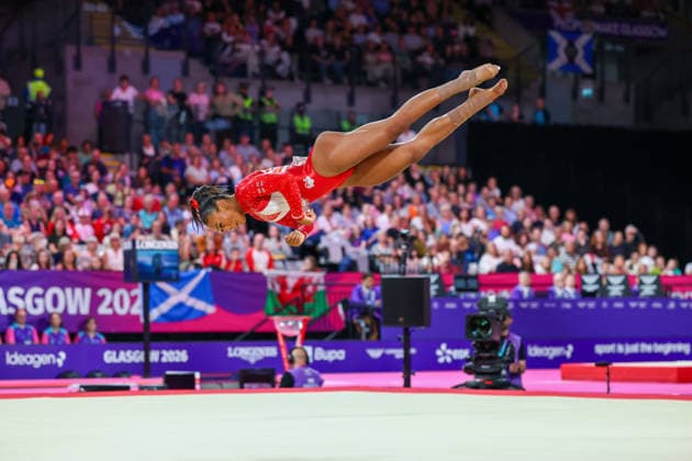 RECORD DATE NOT STATED 28th July 2026; Glasgow, Scotland; 2026 Commonwealth Games, Day Six; Womens Apparatus Final Floor, Shantae-Eve Amankwaah (ENG) RogerxEvans