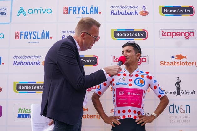2026-07-28 Profronde Surhuisterveen 2026 SURHUISTERVEEN, NETHERLANDS - JULY 28: Richard Carapaz of EF Education - Easypost during the Profronde Surhuisterveen 2026 on July 28, 2026 in Surhuisterveen, Netherlands. Surhuisterveen Netherlands Content not available for redistribution in The Netherlands directly or indirectly through any third parties. Copyright: xAndrexWeeningx