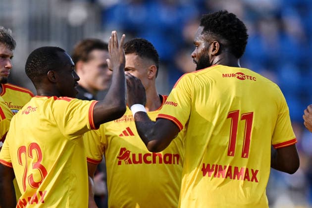 Db Como 28 07 2026 - Como Cup Crystal Palace-Lens foto Daniele Buffa Image nella foto: esultanza gol Odsonne Edouard 