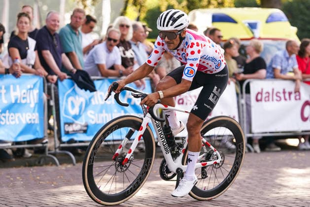 2026-07-28 Profronde Surhuisterveen 2026 SURHUISTERVEEN, NETHERLANDS - JULY 28: Richard Carapaz of EF Education - Easypost during the Profronde Surhuisterveen 2026 on July 28, 2026 in Surhuisterveen, Netherlands. Surhuisterveen Netherlands Content not available for redistribution in The Netherlands directly or indirectly through any third parties. Copyright: xAndrexWeeningx