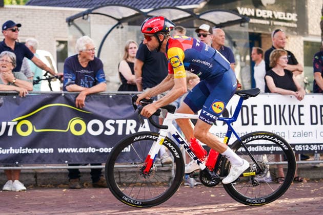 2026-07-28 Profronde Surhuisterveen 2026 SURHUISTERVEEN, NETHERLANDS - JULY 28: Bauke Mollema of Lidl Trek during the Profronde Surhuisterveen 2026 on July 28, 2026 in Surhuisterveen, Netherlands. Surhuisterveen Netherlands Content not available for redistribution in The Netherlands directly or indirectly through any third parties. Copyright: xAndrexWeeningx