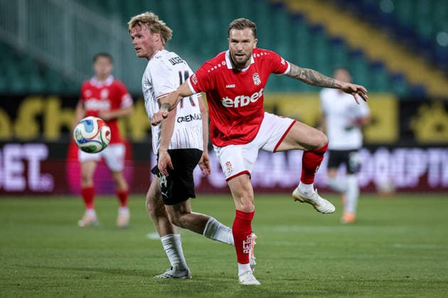 Football - UEFA Conference League - Second qualifying round - FC CSKA 1948 - FC Spartak Trnava - 28.07.2026 Andre Hoffman and Tijmen Wildeboer Copyright: xYulianxTodorovx