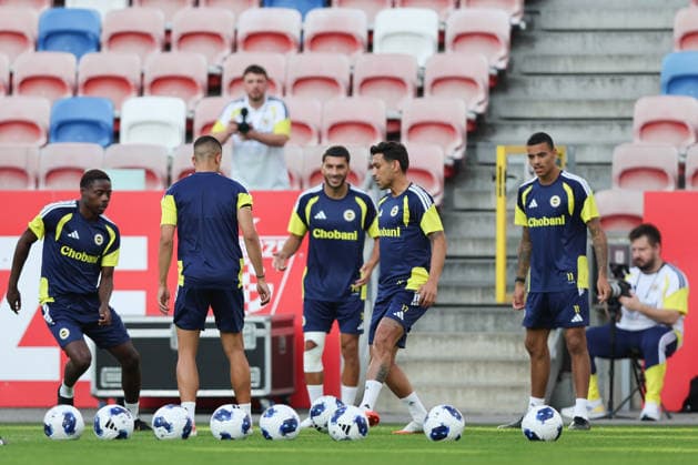 Fenerbahce practice session in Poland ZABRZE, POLAND - JULY 28: Fenerbahce players take part in the practice session ahead of the UEFA Champions League second qualifying round match between Gornik Zabrze and Fenerbahce at Arena Zabrze in Zabrze, Poland on July 28, 2026. Jakub Porzycki Anadolu Zabrze Poland. Editorial use only. Please get in touch for any other usage.  Copyright: x2026xAnadoluxJakubxPorzyckix