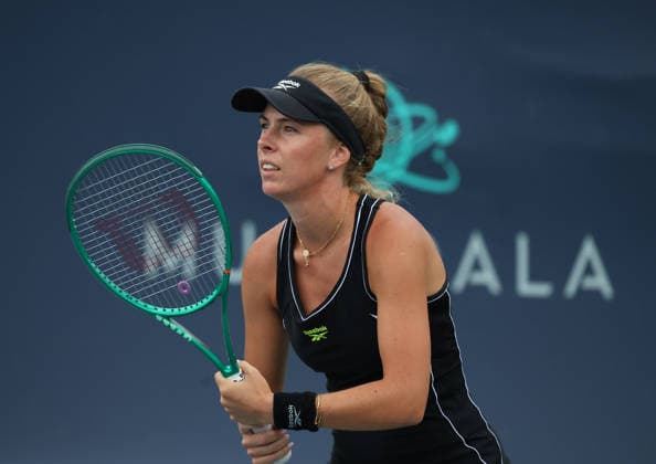 July 28, 2026, Washington, Illinois, USA: MAGDALENA FRECH of Poland during the match against Ann Li of USA in the first round of Mubadala Washington DC, USA. Tennis: Mubadala DC Open - Magdalena Frech  - ZUMAc278 20260728_zsp_c278_029 Copyright: xMarcinxCholewinskix