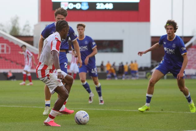 Stoke City v Everton, Pre-Season Friendly Eric Bocat of Stoke City during the Pre-Season Friendly match between Stoke City and Everton at the Bet365 Stadium, Stoke-on-Trent, UK on 28 July 2026. Stoke-on-Trent Bet365 Stadium Staffordshire UK Editorial use only , Copyright: xAlunxRobertsx PSI-24601-0083