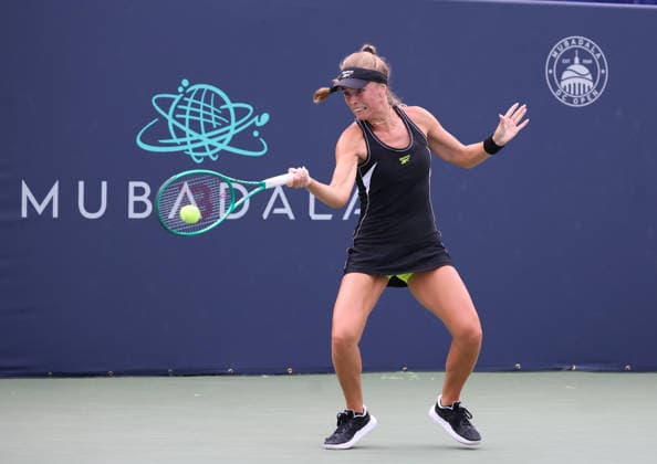 July 28, 2026, Washington, Illinois, USA: MAGDALENA FRECH of Poland during the match against Ann Li of USA in the first round of Mubadala Washington DC, USA. Tennis: Mubadala DC Open - Magdalena Frech  - ZUMAc278 20260728_zsp_c278_036 Copyright: xMarcinxCholewinskix