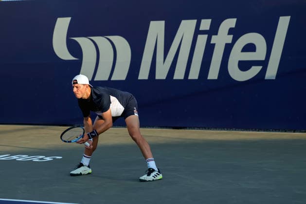 LOS CABOS TENNIS OPEN 2026 LOS CABOS TENNIS OPEN 2026 AIDAN MAYO VS JAMES DUCKWORTH 28072026 LOS CABOS, MEXICO. Action photo of James Duckworth of Australia, during a match at the Los Cabos Tennis Open 2026 at the Cabo Sports Complex in Baja California, Mexico. Foto de accion de James Duckworth de Australia, durante juego del Los Cabos Tennis Open 2026 celebrado en el Cabo Sports Complex en Baja California, Mexico. PHOTO BY IMAGENSHOP AGENCIA FOTOGRAFICA LOS CABOS BAJA CALIFORNIA MEXICO *** LOS CABOS TENNIS OPEN 2026 LOS CABOS TENNIS OPEN 2026 AIDAN MAYO VS JAMES DUCKWORTH 07 28 2026 LOS CABOS, MEXICO Action photo of James Duckworth of Australia during a match at the 2026 Los Cabos Tennis Open at the Cabo Sports Complex in Baja California, Mexico Action photo of James Duckworth of Australia, during a match at the 2026 Los Cabos Tennis Open held at the Cabo Sports Complex in Baja California, Mexico PHOTO BY IMAGENSHOP PHOTO AGENCY LOS CABOS BAJA CALIFORNIA MEXICO Copyright: xIMAGENSHOPxAGENCIAxFOTOGRAFICAx