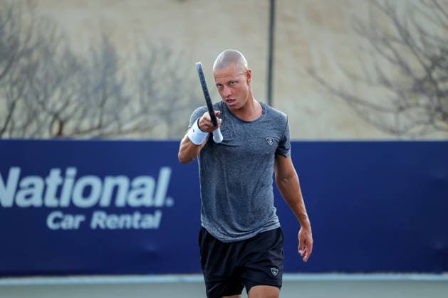 LOS CABOS TENNIS OPEN 2026 LOS CABOS TENNIS OPEN 2026 AIDAN MAYO VS JAMES DUCKWORTH 28072026 LOS CABOS, MEXICO. Action photo of Aidan Mayo of the United States, during a match at the Los Cabos Tennis Open 2026 at the Cabo Sports Complex in Baja California, Mexico. Foto de accion de Aidan Mayo de Estados Unidos, durante juego del Los Cabos Tennis Open 2026 celebrado en el Cabo Sports Complex en Baja California, Mexico. PHOTO BY IMAGENSHOP AGENCIA FOTOGRAFICA LOS CABOS BAJA CALIFORNIA MEXICO *** LOS CABOS TENNIS OPEN 2026 LOS CABOS TENNIS OPEN 2026 AIDAN MAYO VS JAMES DUCKWORTH 07 28 2026 LOS CABOS, MEXICO Action photo of Aidan Mayo of the United States during a match at the 2026 Los Cabos Tennis Open at the Cabo Sports Complex in Baja California, Mexico Action photo of Aidan Mayo of the United States, during a match at the 2026 Los Cabos Tennis Open held at the Cabo Sports Complex in Baja California, Mexico PHOTO BY IMAGENSHOP PHOTO AGENCY LOS CABOS BAJA CALIFORNIA MEXICO Copyright: xIMAGENSHOPxAGENCIAxFOTOGRAFICAx