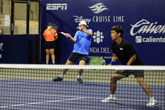 LOS CABOS TENNIS OPEN 2026 LOS CABOS TENNIS OPEN 2026 RAY HO BENJAMIN KITTAY VS JEAN JULEN ROJER THEODORE WINEGAR 28072026 LOS CABOS, MEXICO. Action photo of Ray Ho and Benjamin Kittay, during a match at the Los Cabos Tennis Open 2026 at the Cabo Sports Complex in Baja California, Mexico. Foto de accion de JRay Ho y Benjamin Kittay, durante juego del Los Cabos Tennis Open 2026 celebrado en el Cabo Sports Complex en Baja California, Mexico. PHOTO BY IMAGENSHOP AGENCIA FOTOGRAFICA LOS CABOS BAJA CALIFORNIA MEXICO *** LOS CABOS TENNIS OPEN 2026 LOS CABOS TENNIS OPEN 2026 RAY HO BENJAMIN KITTAY VS JEAN JULEN ROJER THEODORE WINEGAR 07 28 2026 LOS CABOS, MEXICO Action photo of Ray Ho and Benjamin Kittay during a match at the 2026 Los Cabos Tennis Open at the Cabo Sports Complex in Baja California, Mexico Action photo of Ray Ho and Benjamin Kittay, during a match at the 2026 Los Cabos Tennis Open held at the Cabo Sports Complex in Baja California, Mexico PHOTO BY IMAGENSHOP PHOTO AGENCY LOS CABOS BAJA CALIFORNIA MEXICO Copyright: xIMAGENSHOPxAGENCIAxFOTOGRAFICAx