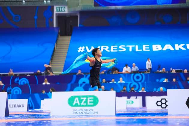 U17, U 17 Wrestling World Championships 55kg GR - Diyar Amanali (KAZ) *** U17 Wrestling World Championships, 55 kg Greco-Roman: Diyar Amanali (KAZ)
