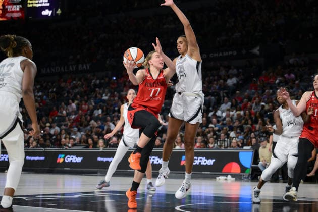 Basketball, Women's, WNBA, Las Vegas Aces v Portland Fire