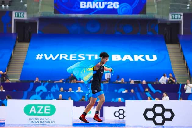 U17, U 17 Wrestling World Championships 55kg GR - Diyar Amanali (KAZ) *** U17 Wrestling World Championships, 55 kg Greco-Roman: Diyar Amanali (KAZ)