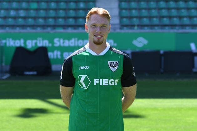 SC Preußen Münster; 3. Liga, Porträttermin 2026 2027 Luca Bolay ( Münster ); SC Preußen Münster; 3. Liga, Porträttermin 2026 2027 *** SC Preußen Münster, 3rd Division, Photo Shoot 2026–2027 Luca Bolay Münster SC Preußen Münster, 3rd Division, Photo Shoot 2026–2027 xRx