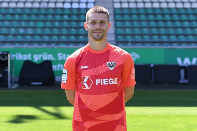 SC Preußen Münster; 3. Liga, Porträttermin 2026 2027 Matthis Harsman ( Münster ); SC Preußen Münster; 3. Liga, Porträttermin 2026 2027 *** SC Preußen Münster, 3rd Division, Photo Shoot 2026–2027 Matthis Harsman Münster SC Preußen Münster, 3rd Division, Photo Shoot 2026–2027 xRx