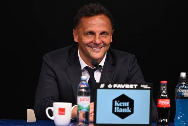 Croatia, Zagreb, 280726. Maksimir Stadium. press conference, PK, Pressekonferenz after the UEFA Champions League second qualifying round match, GNK Dinamo - FC Thun. In the photo: Mario Kovacevic. Photo: Damir Krajac CROPIX Zagreb Croatia Copyright: xxDamirxKrajacx press_kovacevic4-280726