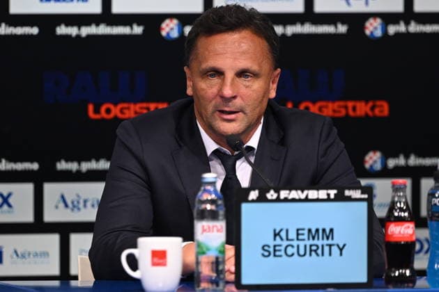 Croatia, Zagreb, 280726. Maksimir Stadium. press conference, PK, Pressekonferenz after the UEFA Champions League second qualifying round match, GNK Dinamo - FC Thun. In the photo: Mario Kovacevic. Photo: Damir Krajac CROPIX Zagreb Croatia Copyright: xxDamirxKrajacx press_kovacevic7-280726