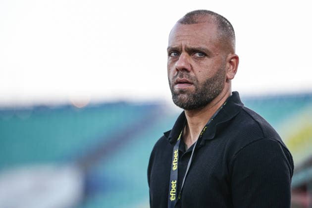 IPA87081091 - CSKA 1948 head coach Alexander Alexandrov before the Conference League qualifying match between FC CSKA 1948 and Spartak Trnava at Vasil Levski Stadium in Sofia, Bulgaria, on July 28, 2026  Copyright: xIvanxSxIvanov IPAxSportx xx 87081091