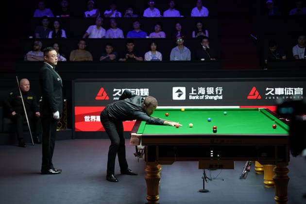 SHANGHAI, CHINA - JULY 29: Jack Lisowski of England plays a shot in the second round match against John Higgins of Scotland on Day 3 of the 2026 Snooker Shanghai Masters on July 29, 2026 in Shanghai, China.  Copyright: xTaixChengzhex 111657039958