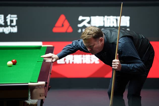 SHANGHAI, CHINA - JULY 29: Shaun Murphy of England reacts in the second round match against Zhou Yuelong of China on Day 3 of the 2026 Snooker Shanghai Masters on July 29, 2026 in Shanghai, China.  Copyright: xTaixChengzhex 111657039264