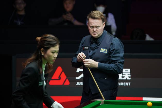 SHANGHAI, CHINA - JULY 29: Shaun Murphy of England chalks the cue in the second round match against Zhou Yuelong of China on Day 3 of the 2026 Snooker Shanghai Masters on July 29, 2026 in Shanghai, China.  Copyright: xTaixChengzhex 111657039266