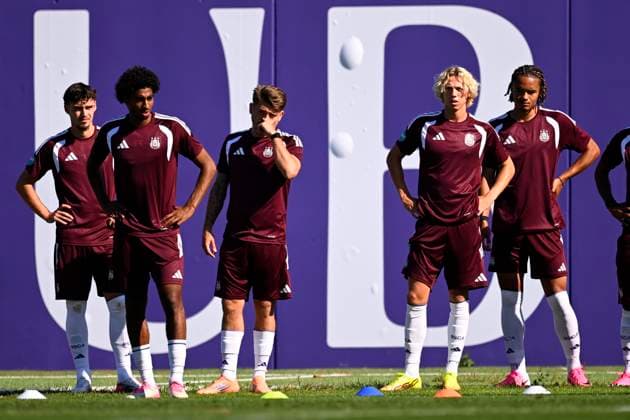RSC Anderlecht v Hammarby IF - UEFA Europa League Media Activities 29 07 2026 NEERPEDE, BELGIUM - JULY 29 : Ambros Lukas midfielder of RSC Anderlecht pictured during a training session ahead of the UEFA Europa League 2026 27 second qualifying round second leg between RSC Anderlecht and Hammarby IF on July 29, 2026 in Neerpede, Belgium, 29 07 2026 Neerpede Belgium  Copyright: xTomasxSiskx