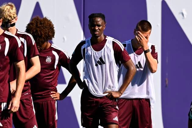 RSC Anderlecht v Hammarby IF - UEFA Europa League Media Activities 29 07 2026 NEERPEDE, BELGIUM - JULY 29 : players of RSC Anderlecht pictured during a training session ahead of the UEFA Europa League 2026 27 second qualifying round second leg between RSC Anderlecht and Hammarby IF on July 29, 2026 in Neerpede, Belgium, 29 07 2026 Neerpede Belgium  Copyright: xTomasxSiskx