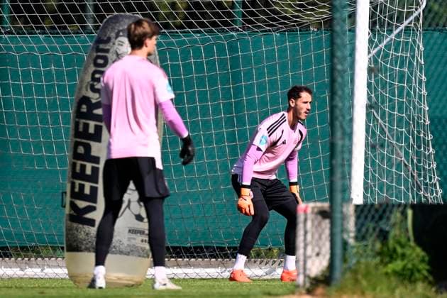 RSC Anderlecht v Hammarby IF - UEFA Europa League Media Activities 29 07 2026 NEERPEDE, BELGIUM - JULY 29 : Heekeren Justin goalkeeper of RSC Anderlecht pictured during a training session ahead of the UEFA Europa League 2026 27 second qualifying round second leg between RSC Anderlecht and Hammarby IF on July 29, 2026 in Neerpede, Belgium, 29 07 2026 Neerpede Belgium  Copyright: xTomasxSiskx