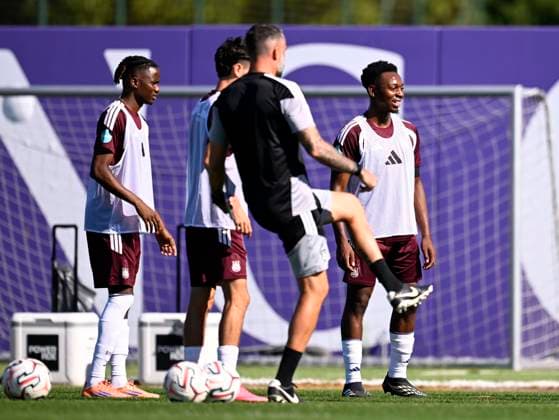 RSC Anderlecht v Hammarby IF - UEFA Europa League Media Activities 29 07 2026 NEERPEDE, BELGIUM - JULY 29 : Kana Marco defender of RSC Anderlecht pictured during a training session ahead of the UEFA Europa League 2026 27 second qualifying round second leg between RSC Anderlecht and Hammarby IF on July 29, 2026 in Neerpede, Belgium, 29 07 2026 Neerpede Belgium  Copyright: xTomasxSiskx