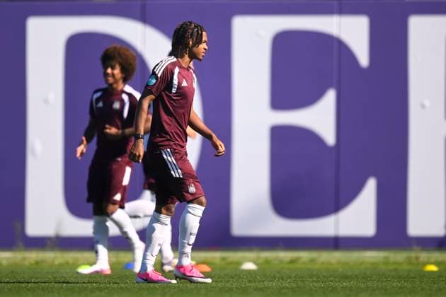 RSC Anderlecht v Hammarby IF - UEFA Europa League Media Activities 29 07 2026 NEERPEDE, BELGIUM - JULY 29 : Onia Seke Jayden forward of RSC Anderlecht pictured during a training session ahead of the UEFA Europa League 2026 27 second qualifying round second leg between RSC Anderlecht and Hammarby IF on July 29, 2026 in Neerpede, Belgium, 29 07 2026 Neerpede Belgium  Copyright: xTomasxSiskx