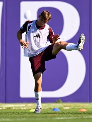 RSC Anderlecht v Hammarby IF - UEFA Europa League Media Activities 29 07 2026 NEERPEDE, BELGIUM - JULY 29 : Cvetkovic Mihajlo forward of RSC Anderlecht pictured during a training session ahead of the UEFA Europa League 2026 27 second qualifying round second leg between RSC Anderlecht and Hammarby IF on July 29, 2026 in Neerpede, Belgium, 29 07 2026 Neerpede Belgium  Copyright: xTomasxSiskx