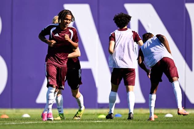 RSC Anderlecht v Hammarby IF - UEFA Europa League Media Activities 29 07 2026 NEERPEDE, BELGIUM - JULY 29 : Onia Seke Jayden forward of RSC Anderlecht pictured during a training session ahead of the UEFA Europa League 2026 27 second qualifying round second leg between RSC Anderlecht and Hammarby IF on July 29, 2026 in Neerpede, Belgium, 29 07 2026 Neerpede Belgium  Copyright: xTomasxSiskx