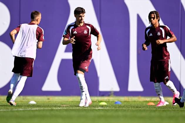 RSC Anderlecht v Hammarby IF - UEFA Europa League Media Activities 29 07 2026 NEERPEDE, BELGIUM - JULY 29 : Ambros Lukas midfielder of RSC Anderlecht pictured during a training session ahead of the UEFA Europa League 2026 27 second qualifying round second leg between RSC Anderlecht and Hammarby IF on July 29, 2026 in Neerpede, Belgium, 29 07 2026 Neerpede Belgium  Copyright: xTomasxSiskx