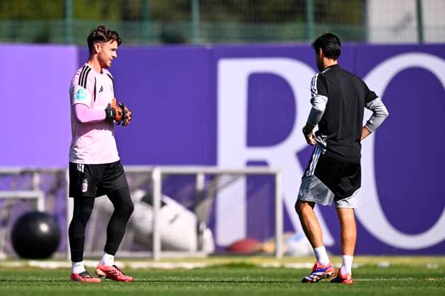 RSC Anderlecht v Hammarby IF - UEFA Europa League Media Activities 29 07 2026 NEERPEDE, BELGIUM - JULY 29 : Coosemans Colin goalkeeper of RSC Anderlecht pictured during a training session ahead of the UEFA Europa League 2026 27 second qualifying round second leg between RSC Anderlecht and Hammarby IF on July 29, 2026 in Neerpede, Belgium, 29 07 2026 Neerpede Belgium  Copyright: xTomasxSiskx