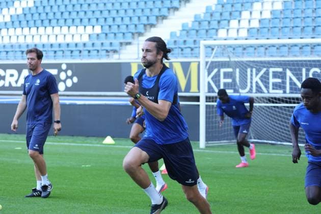 KAA Gent Gent, Belgium 29 07 2026 KAA Gent - LNZ Cherkasy, the players pictured during the training on 29 July 2026. ( Picture by Gianni Barbieux Photo News ) Gent Belgium  Copyright: xGiannixBarbieuxx