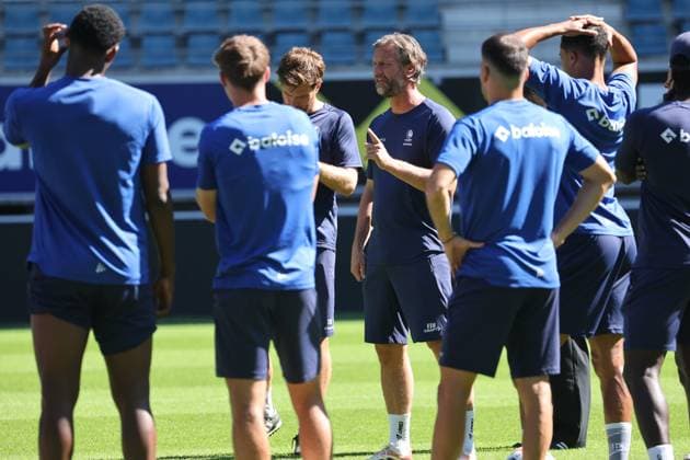KAA Gent Gent, Belgium 29 07 2026 KAA Gent - LNZ Cherkasy, the players pictured during the training on 29 July 2026. ( Picture by Gianni Barbieux Photo News ) Gent Belgium  Copyright: xGiannixBarbieuxx