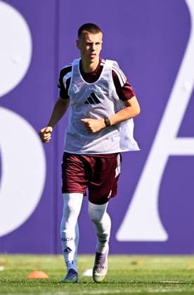 RSC Anderlecht v Hammarby IF - UEFA Europa League Media Activities 29 07 2026 NEERPEDE, BELGIUM - JULY 29 : Vroninks Basile defender of RSC Anderlecht pictured during a training session ahead of the UEFA Europa League 2026 27 second qualifying round second leg between RSC Anderlecht and Hammarby IF on July 29, 2026 in Neerpede, Belgium, 29 07 2026 Neerpede Belgium  Copyright: xTomasxSiskx