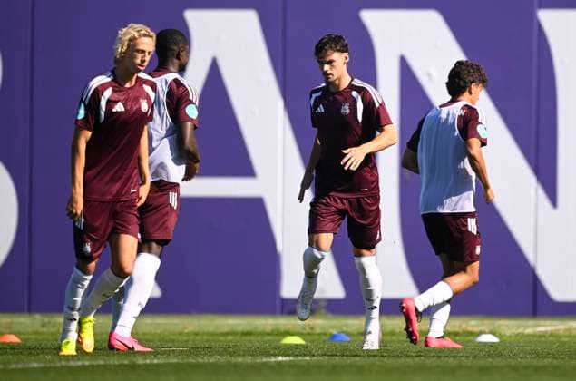 RSC Anderlecht v Hammarby IF - UEFA Europa League Media Activities 29 07 2026 NEERPEDE, BELGIUM - JULY 29 : Vroninks Basile defender of RSC Anderlecht pictured during a training session ahead of the UEFA Europa League 2026 27 second qualifying round second leg between RSC Anderlecht and Hammarby IF on July 29, 2026 in Neerpede, Belgium, 29 07 2026 Neerpede Belgium  Copyright: xTomasxSiskx