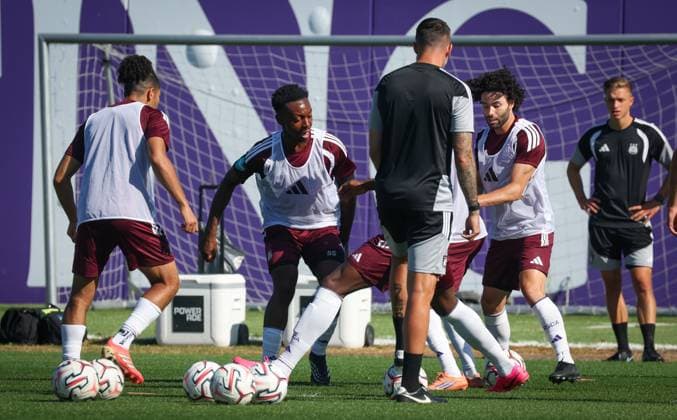 Anderlecht s Marco Kana pictured in action during a training session of Belgian RSC Anderlecht, Wednesday 29 July 2026 in Brussels, in preparations of the second leg of the second qualifying round for the UEFA Europa League against Swedish Hammarby IF. VIRGINIExLEFOUR  x182290163x