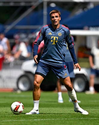 29.07.2026, Fussball Bundesliga 2026 2027, Trainingslager FC Bayern München in Rottach-Egern am Tegernsee (Bayern). Joao Palhinha (FC Bayern München). *** July 29, 2026, 2026–2027 Bundesliga, FC Bayern Munich training camp in Rottach-Egern on Lake Tegernsee, Bavaria, Joao Palhinha, FC Bayern Munich