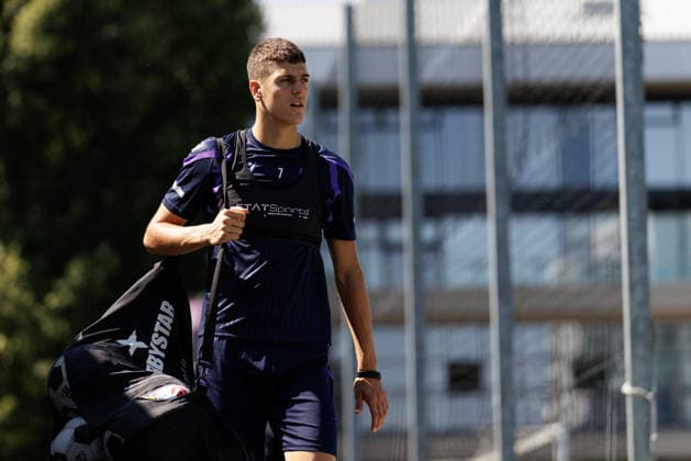 Football, ECL qualifiers, Austria Vienna, training