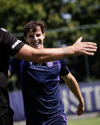 SOCCER - UEFA ECL, A.Wien vs Liepaja VIENNA,AUSTRIA,29.JUL.26 - SOCCER - UEFA Conference League, qualification, Austria Wien vs FK Liepaja, preview, training A.Wien. Image shows Florian Wustinger (A.Wien).  GEPAxpictures xArminxRauthner