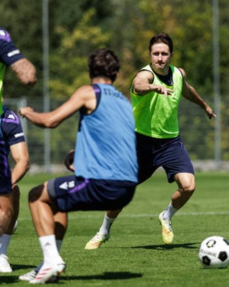 SOCCER - UEFA ECL, A.Wien vs Liepaja VIENNA,AUSTRIA,29.JUL.26 - SOCCER - UEFA Conference League, qualification, Austria Wien vs FK Liepaja, preview, training A.Wien. Image shows Reinhold Ranftl (A.Wien).  GEPAxpictures xArminxRauthner