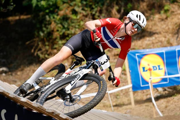 29.07.2026, Monteceneri, Monteceneri, 2026 UEC Mountain Bike European Championships: Cross Country Short Track Official Training, Julie Lillelund 3 (DEN, Women U23) Monteceneri Monteceneri Ticino Switzerland *** July 29, 2026, Monteceneri, Monteceneri, 2026 UEC Mountain Bike European Championships Cross Country Short Track Official Training, Julie Lillelund 3 DEN, Women s U23 Monteceneri Monteceneri Ticino Switzerland Copyright: xJustPictures.ch FrancescoxMinghettix jp-en-FrMi-_NG_0118