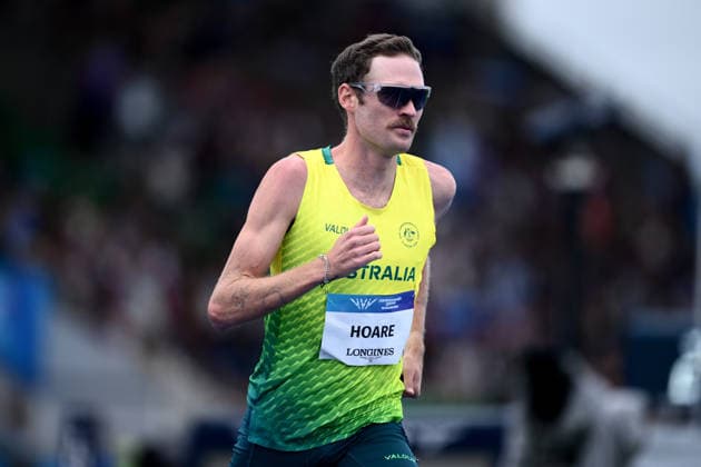 COM26 ATHLETICS, Oliver Hoare of Australia competes in the Men™s One Mile, Round 1 heats during the Glasgow 2026 Commonwealth Games at EDF Scotstoun Stadium in Glasgow, Scotland, Wednesday, July 29, 2026. ( NO ARCHIVING, EDITORIAL USE ONLY Glasgow United Kingdom  Copyright: xJOELxCARRETTx 20260729194601846117