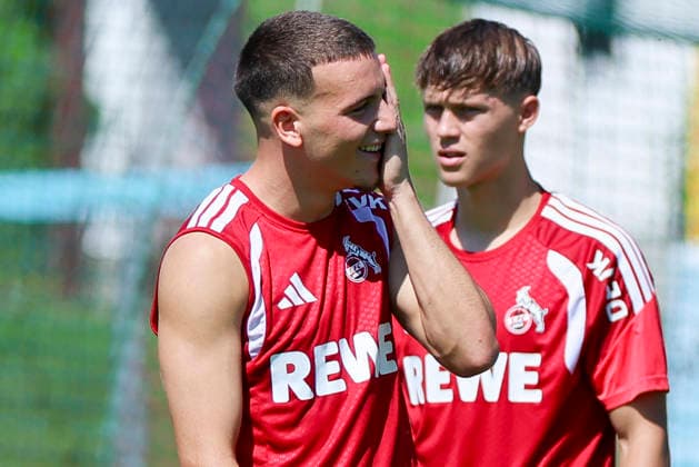 Said El Mala (1. FC Köln) lacht, Tag 6, Trainingslager 1. FC Köln, Koasastadion am 29. July 2026 in St. Johann in Tirol, Österreich. (Foto von Marco Steinbrenner DeFodi Images) Said El Mala (1. FC Köln) smiles, Tag 6, Trainingslager 1. FC Köln, Koasastadion, July 29, 2026 in St. Johann in Tirol, Austria. (Photo by Marco Steinbrenner DeFodi Images) - *** Said El Mala, 1. FC Köln Smiles, Day 6, 1. FC Köln Training Camp, Koasa Stadium on July 29, 2026, in St. Johann in Tirol, Austria. Photo by Marco Steinbrenner, DeFodi Images. Said El Mala of 1. FC Köln smiles, Day 6, 1. FC Köln training camp, Koasa Stadium, July 29, 2026, in St. Johann in Tirol, Austria. Photo by Marco Steinbrenner, DeFodi Images