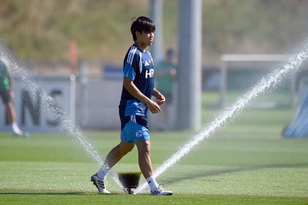 Satoshi TANAKA (GE) Training des FC Schalke 04 (GE) am 29.07.2026 auf dem Trainingsgelaende in Gelsenkirchen Deutschland. Â *** Satoshi TANAKA, FC Schalke 04 GE Training Session on July 29, 2026, at the training facility in Gelsenkirchen, Germany Â