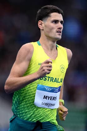 COM26 ATHLETICS, Cameron Myers of Australia competes in the Men™s One Mile, Round 1 heats at the Glasgow 2026 Commonwealth Games at EDF Scotstoun Stadium in Glasgow, Scotland, Wednesday, July 29, 2026. ( NO ARCHIVING, EDITORIAL USE ONLY Glasgow United Kingdom  Copyright: xJOELxCARRETTx 20260729194201876769