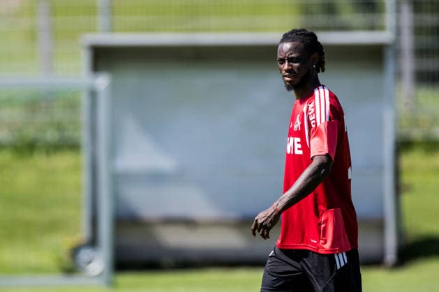 ST. JOHANN IN TIROL, AUSTRIA - JULY 29: Gideon Mensah (1. FC Koeln, 14) during a training session at trainings camp in Kitzbuehel of season 2026 27 at Koasastadion on July 29, 2026 in St. Johann in Tirol, Austria. Austria Copyright: xSteffiexWunderlx
